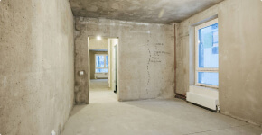 Черновая отделка (штукатурка, стяжка)